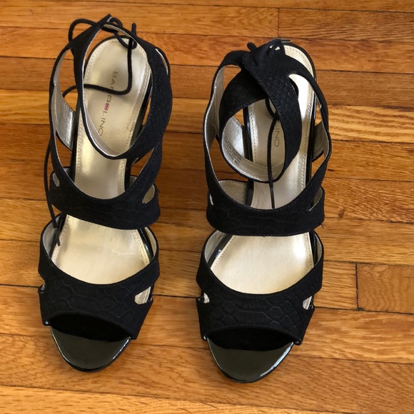 Shoes - Strap black heels by Bandolino